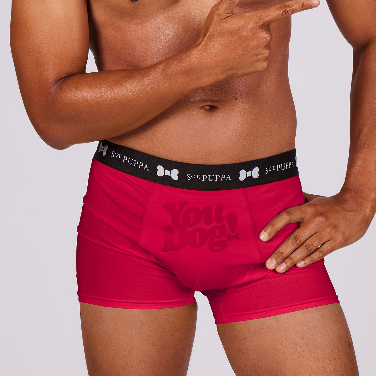 Garcon Model Orange Elite Sport Trunk Underwear For Men