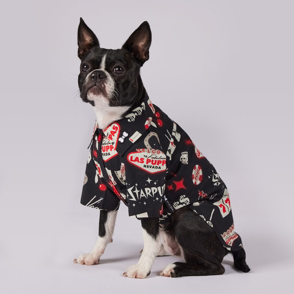 Active Dog Button Shirt