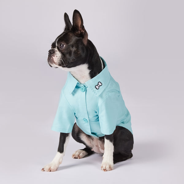 Active Dog Button Shirt