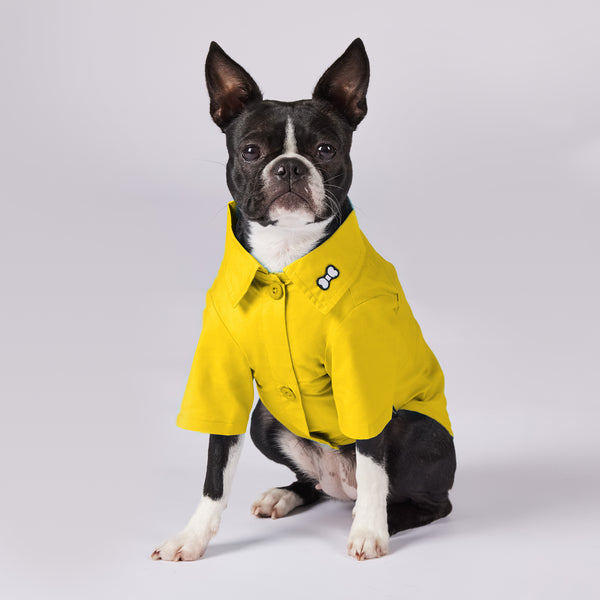 Active Dog Button Shirt